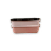 topper de 3 piezas incluye cubiertos de plastico rosa